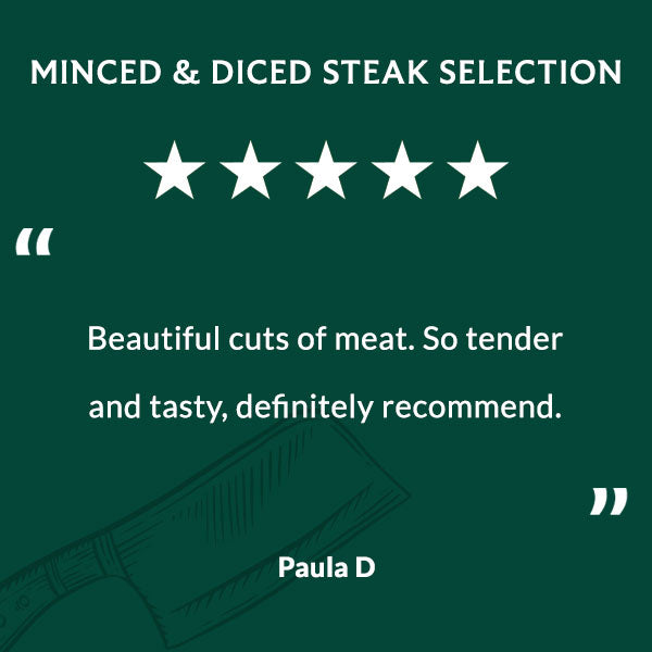 Minced & Diced Steak Selection