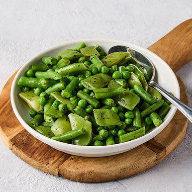 Green Vegetables with Mint and Butter