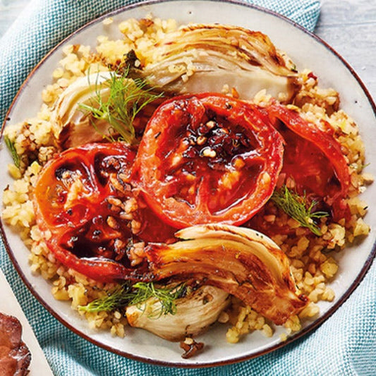 Roasted Fennel & Tomato Salad with Lemon