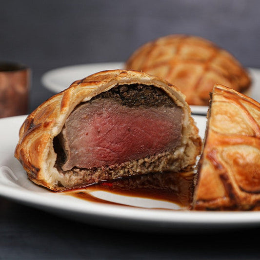 Beef Wellington with Haggis for one