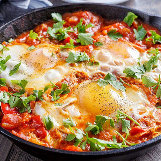 Shakshuka with Potato and Sausage