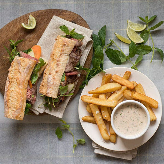 Bánh Mì Rare Steak Sandwich