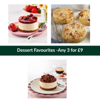 Dessert Favourites - Any  3 for £9