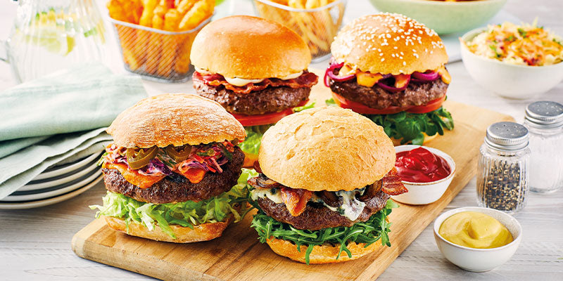 Premium Steak Burger Selection