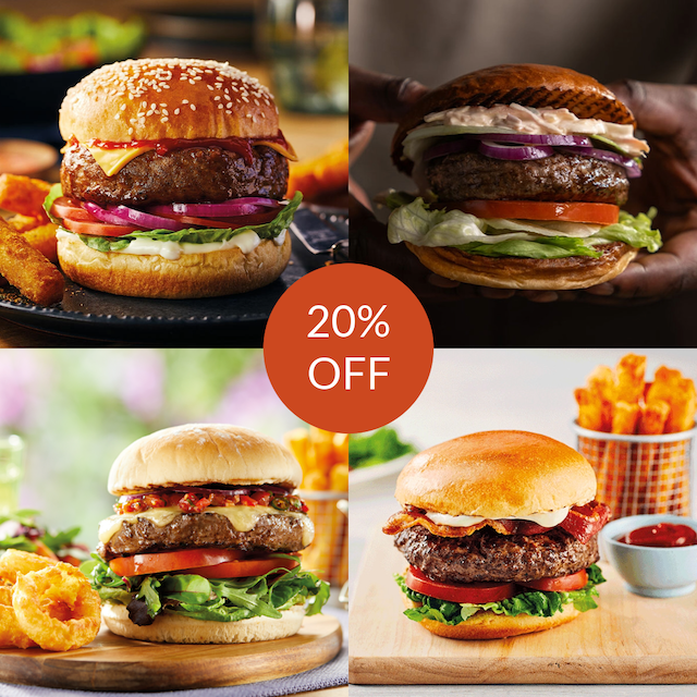 Butcher's British Burger Selection