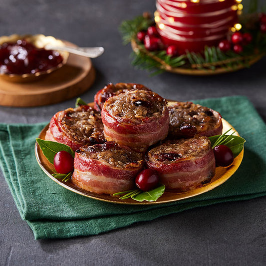 Pork, Cranberry & Apricot Stuffing Parcels