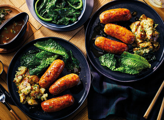 10 x 90% British Pork Sausages (Pack of 6)